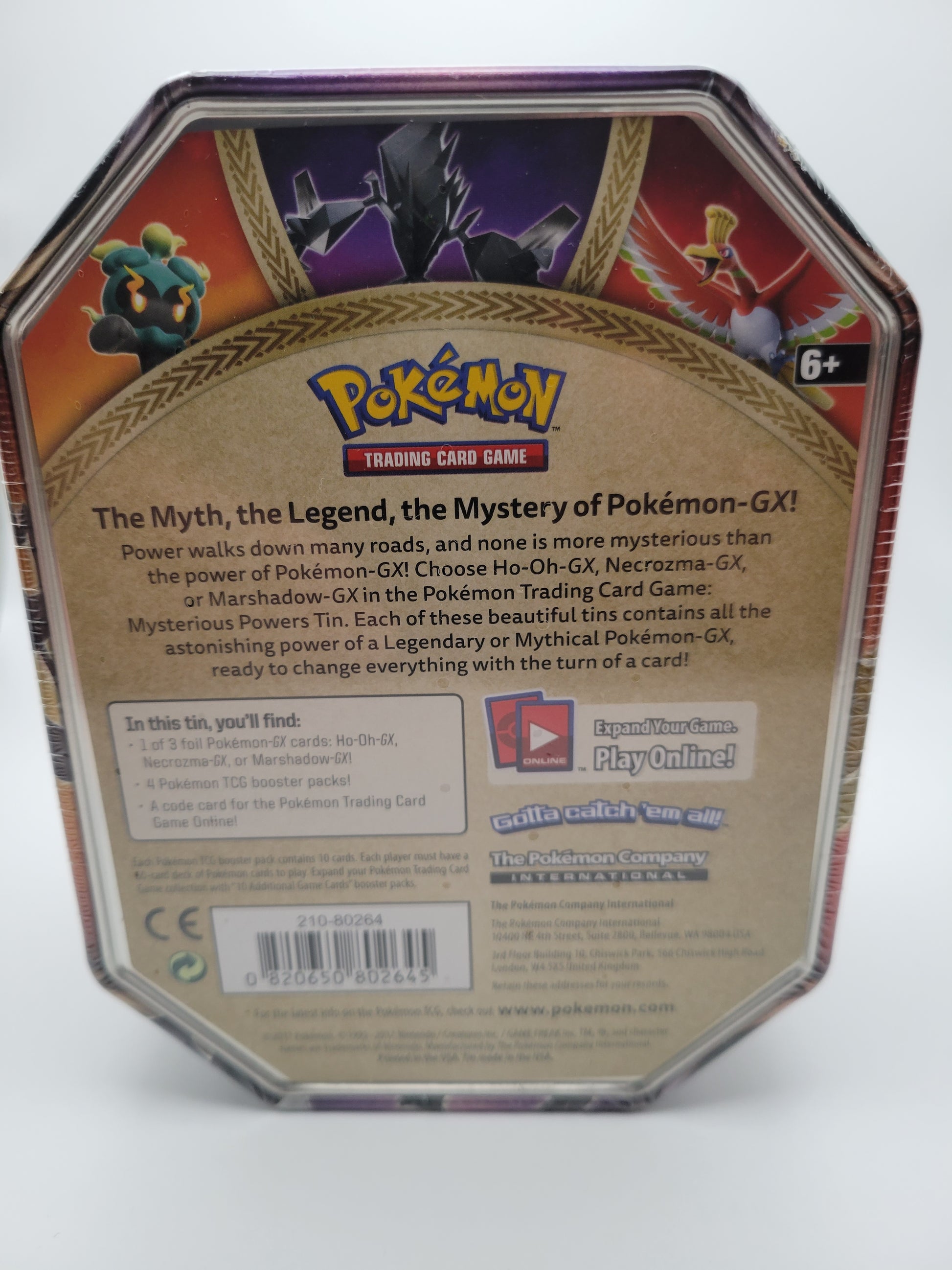 Back of Marshadow Tin