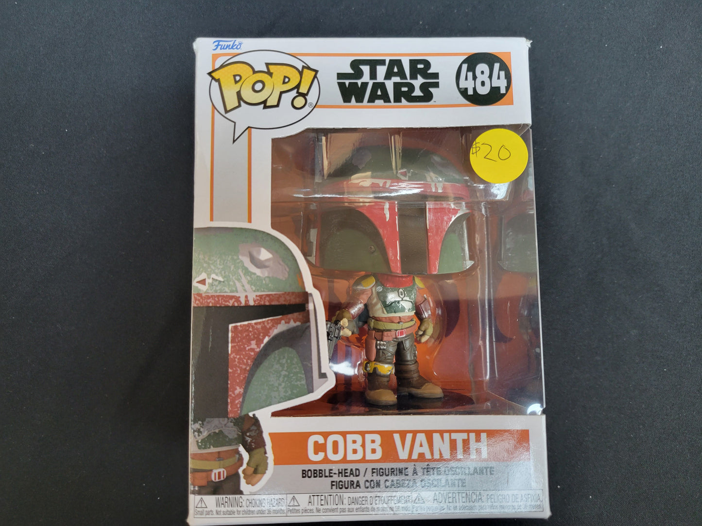 Celebrate the epic saga of the Mandalorian with a POP figure of the Marshall Cobb Vanth.  These figures come complete with their original box and are in the likeness of your favorite character! Place them in your office, bedroom, or wherever you want to display your allegiance!  Vinyl bobblehead is approximately 4.25-inches tall, or 4.15-inches tall.