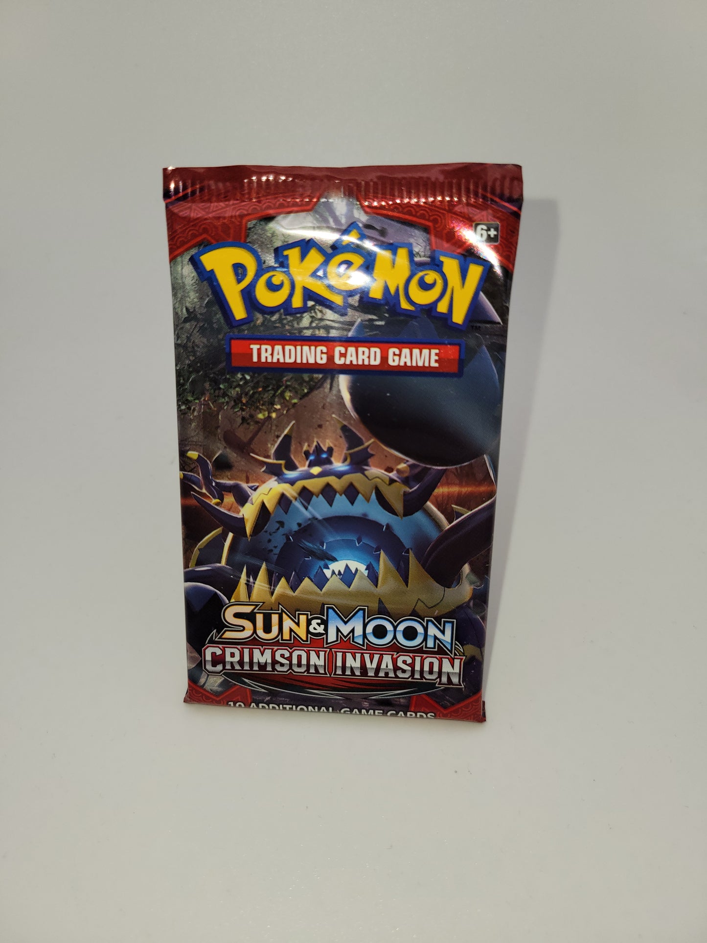 One booster pack of Crimson Invasion comes with ten cards. (Pack art varies)
