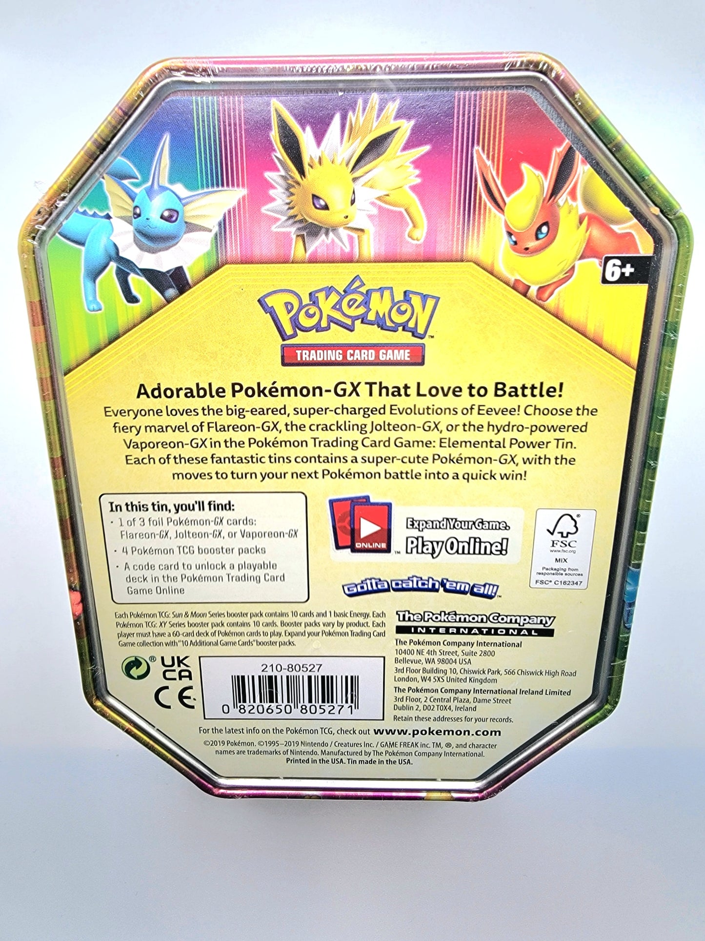 Flareon GX Tin